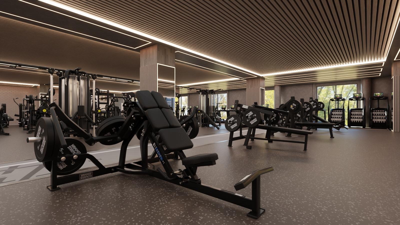 Incline pressing stations