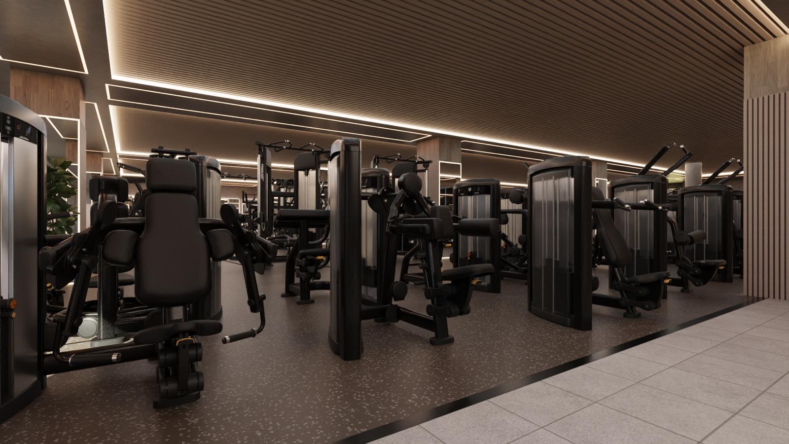 Selectorized machine row