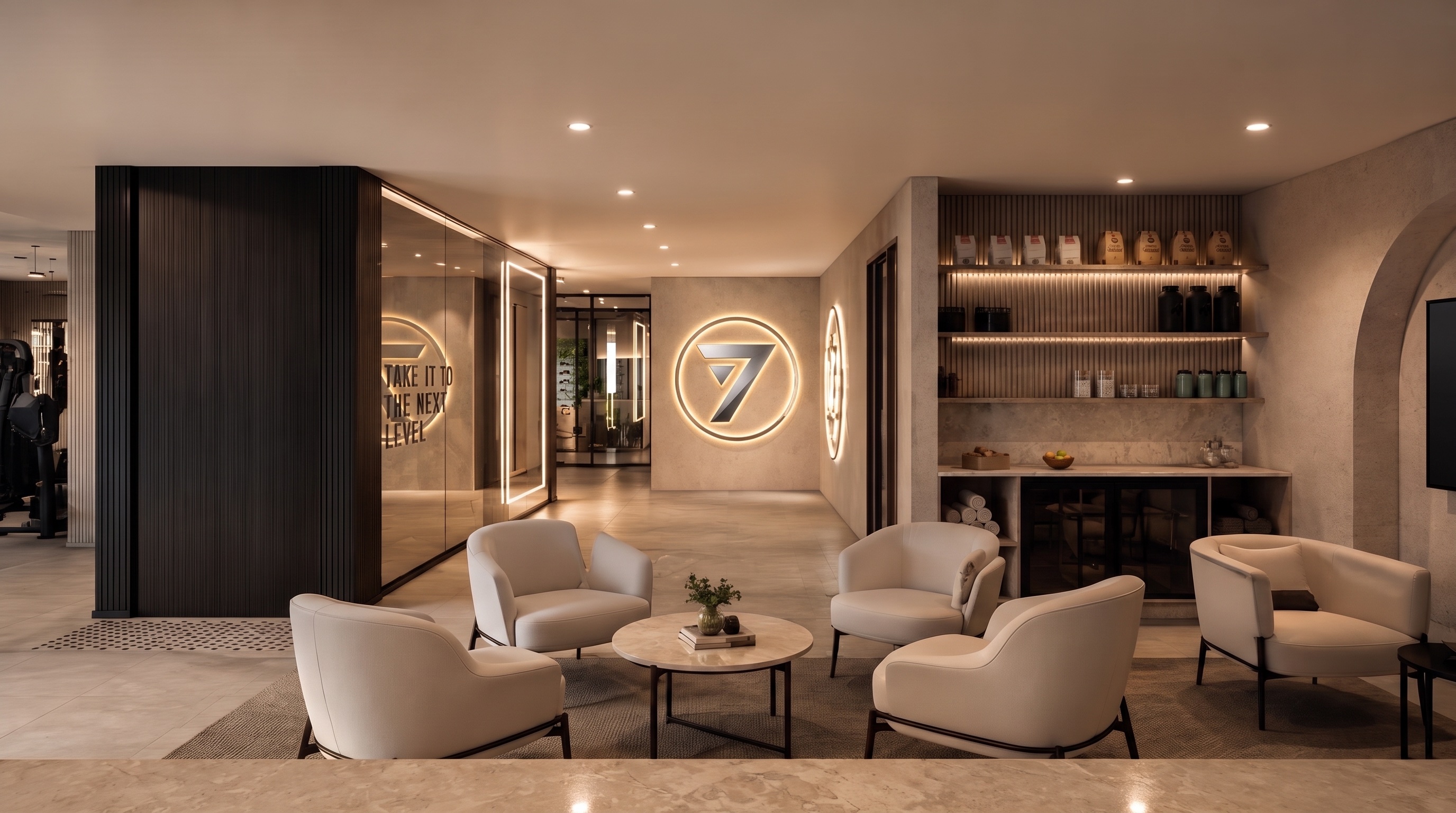 The member lounge and bar