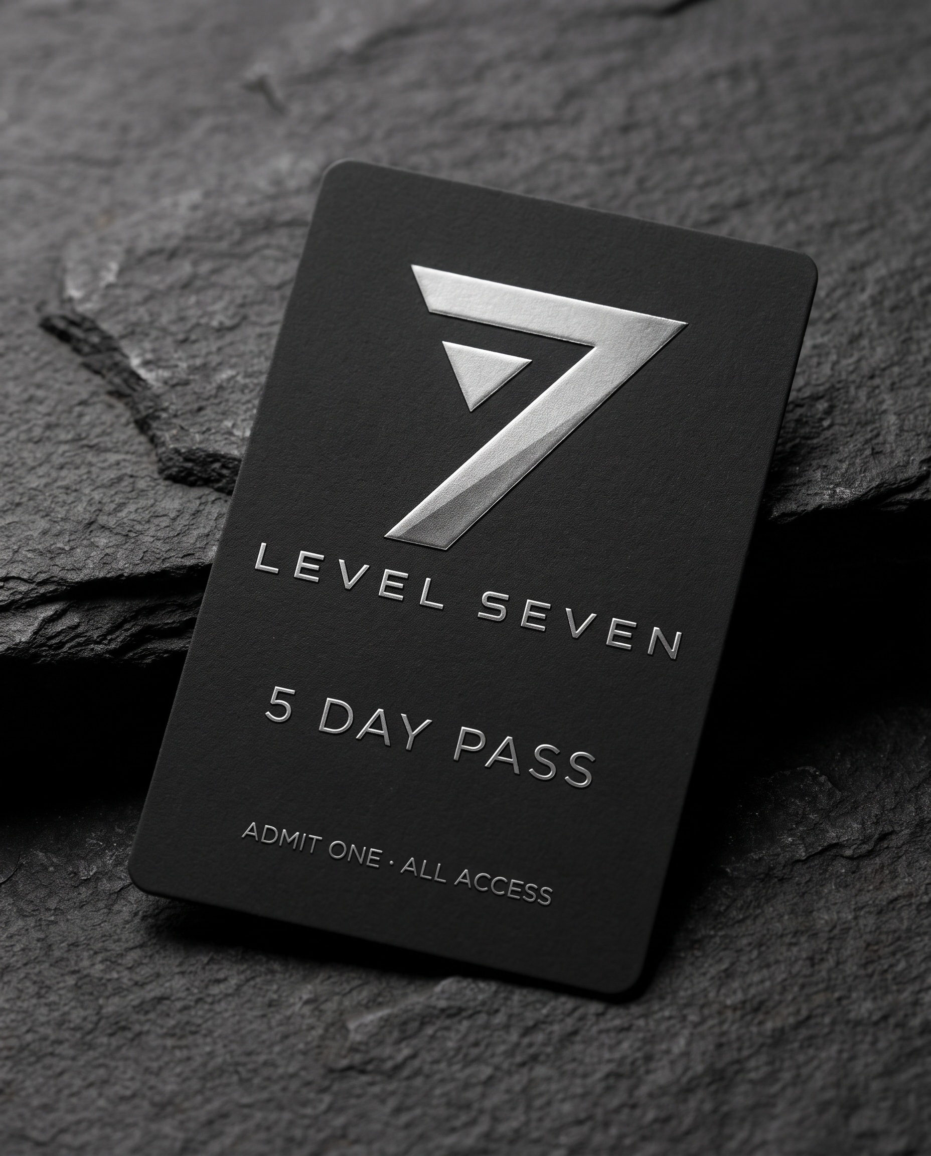 5 Day Pass — Level Seven brand asset