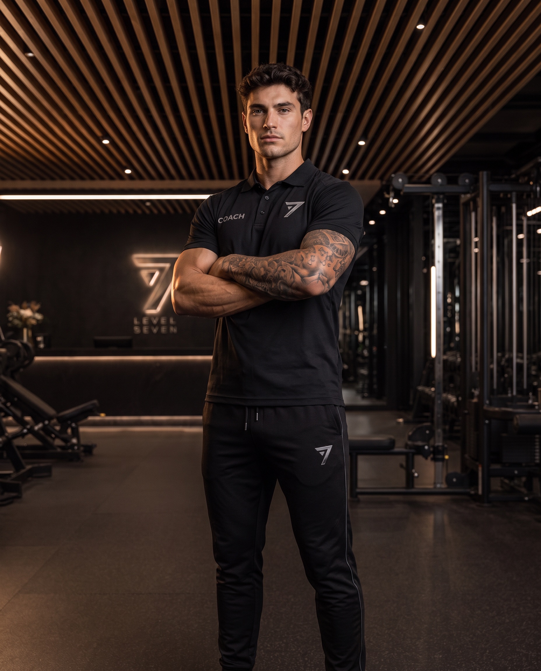 Coach Uniform — Level Seven brand asset