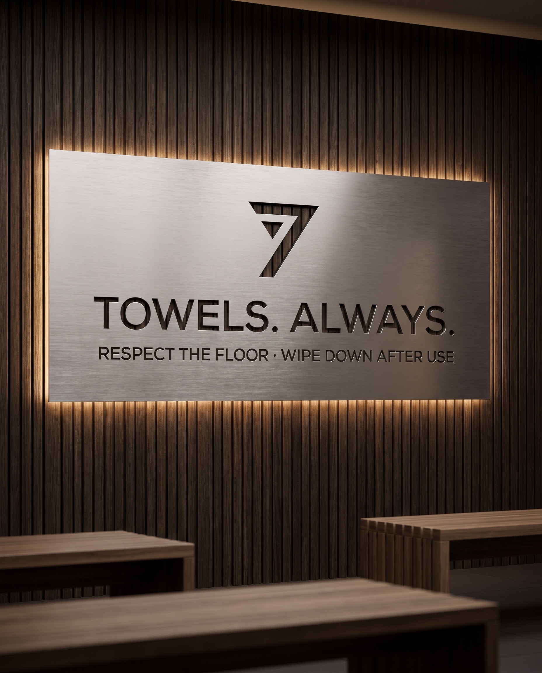 Towel Etiquette — Level Seven brand asset