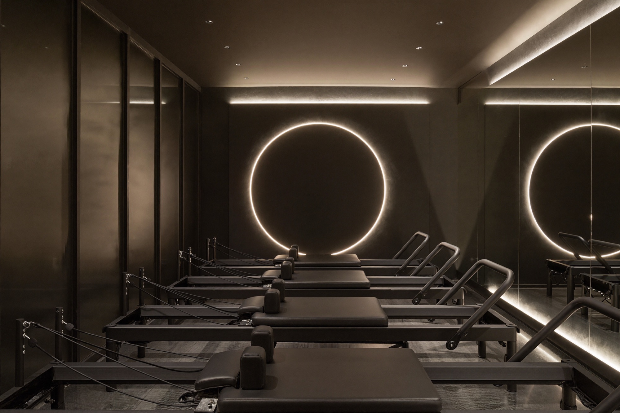 Reformer pilates studio at Level Seven